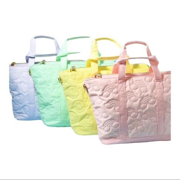 Stoney Clover Lane Pink Puffy Over the Rainbow Mini Tote - Picture 3 of 3